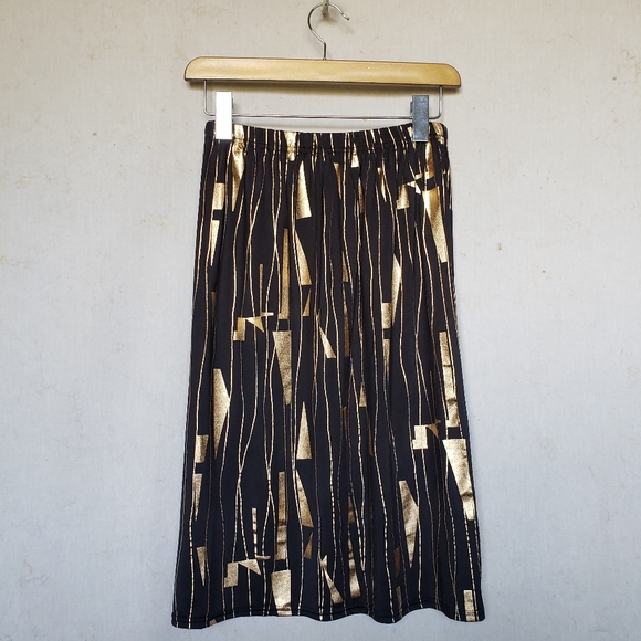 Urban Outfitters M metallic print glam skirt - Picture 5 of 5